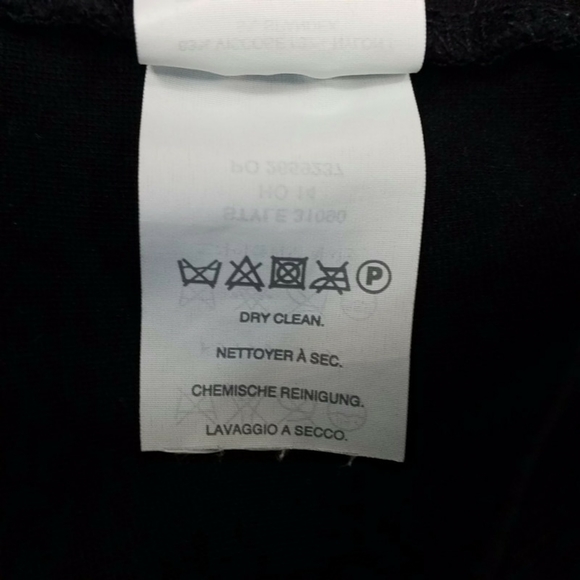 J Crew 31090 Black Exposed Zipper Fitted Tapered Pixie Pants Womens 0S - Picture 10 of 11